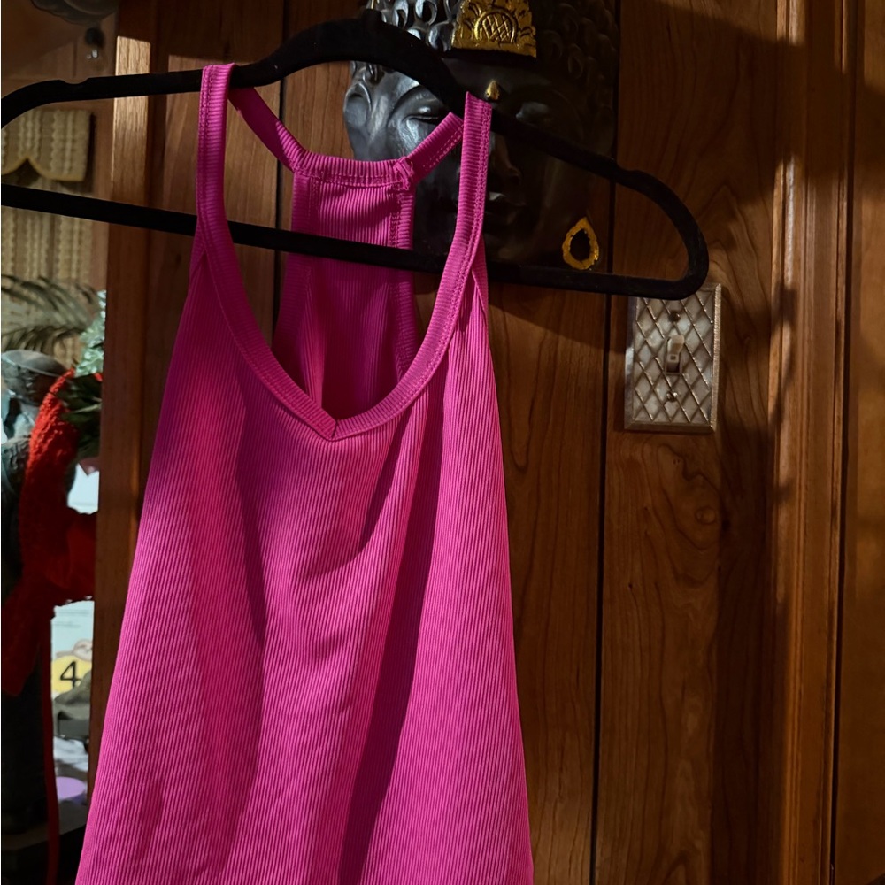 Vibrant Pink Sleeveless Top